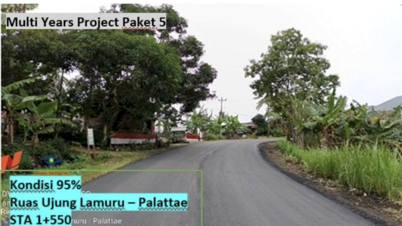 Progres MYC Paket 5 Ruas Ujung Lamuru&ndash;Palattae Capai 95 Persen