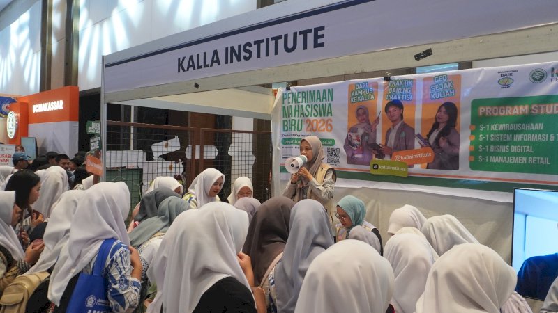 Ramai Dikunjungi Pelajar, Kalla Institute Hadirkan Pengalaman Belajar Berbeda di Sulawesi Education & Techno Expo 2026