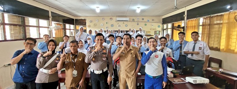 Operasi Keselamatan Pallawa 2026: Astra Motor Sulsel dan Polres Parepare Edukasi Safety Riding di SMAN 5
