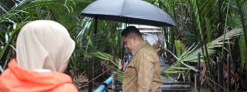 Wali Kota Appi Tinjau Jembatan Lapuk di Barombong, Pembangunan Segera Dikerjakan