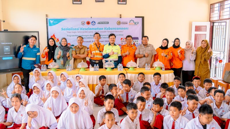 PT Vale Bersama BPBD dan Mitra Perkuat Edukasi Tanggap Bencana Bagi Siswa Sekolah Dasar di Morowali