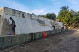 Jelang Ramadan, ASN Pemkot Parepare Gotong Royong Benahi Masjid Agung 