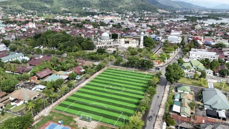 Revitalisasi Lapangan Gaspa Kota Palopo Telah Rampung