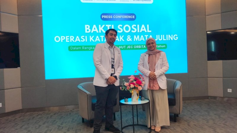 JEC ORBITA Makassar gelar operasi mata juling dan katarak gratis dalam HUT ke-25. Program ini bantu pasien kembali melihat jelas dan percaya diri.