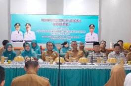 Pimpinan dan Anggota DPRD Wajo Kompak Hadiri Musrenbang Kecamatan Belawa