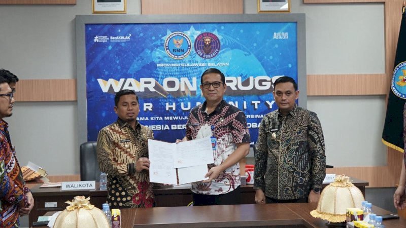 Pemkot Parepare Hibahkan Lahan dan Gedung, Percepat Pembentukan BNN Kota