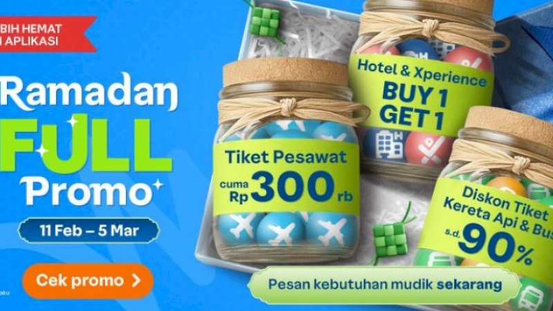 Traveloka menyediakan diskon khusus sehingga perjalanan mudik bisa lebih hemat dan nyaman.