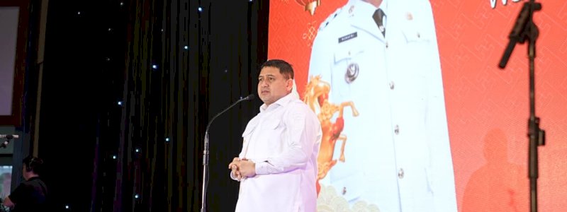 Wali Kota Makassar Munafri Arifuddin Hadiri Imlek Bersama di Balai Manunggal