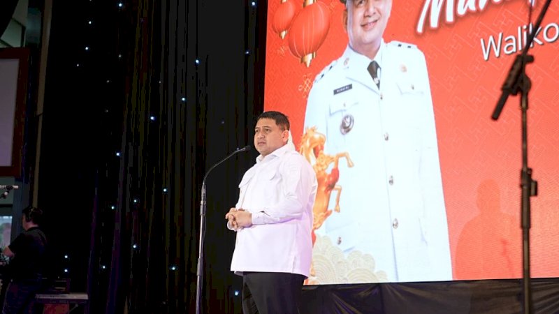 Wali Kota Makassar Munafri Arifuddin Hadiri Imlek Bersama di Balai Manunggal