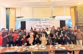 Pererat Sinergi dengan Media, GMTD Gelar Buka Puasa Bersama di Aryaduta Makassar