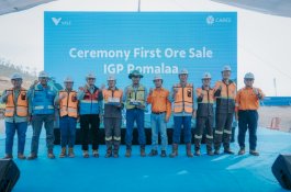 Penguatan Rantai Pasok Global, PT Vale IGP Pomalaa Catat Penjualan Perdana Bijih Nikel