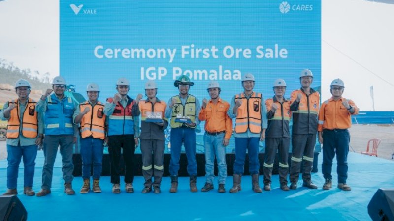 Penguatan Rantai Pasok Global, PT Vale IGP Pomalaa Catat Penjualan Perdana Bijih Nikel