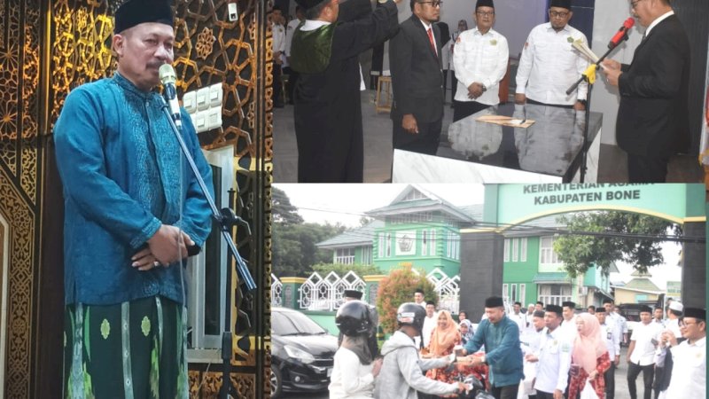 Safari Ramadan Kakanwil Kemenag Sulsel di Bone, Bagi Takjil, Santunan dan Sembako