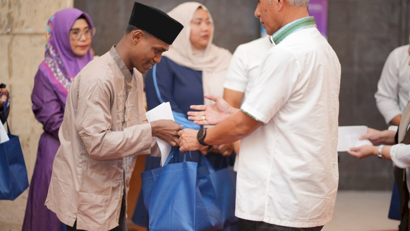 Buka puasa bersama di gelar di Masjid Raya Bukit Baruga pada Kamis (6/3/2026).