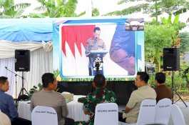 Kapolda Sulsel Hadiri Penanaman Jagung Serentak di Maros