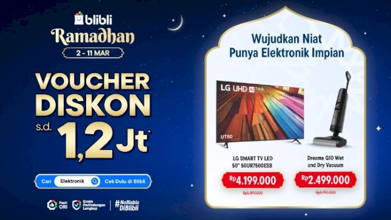 Berbagai pilihan kasur Quantum tersedia dalam promo Ramadan di Blibli yang berlangsung pada 2 hingga 11 Maret 2026. 