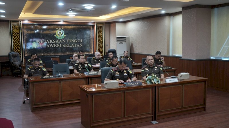 Kejati Sulsel Berkomitmen Implementasikan Pedoman Jaksa Agung Secara profesional