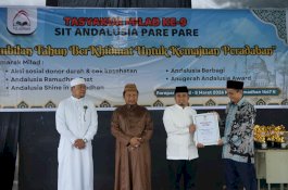Inisiasi Program Safari Dakwah, Wali Kota Parepare Tasming Hamid Terima Andalusia Award