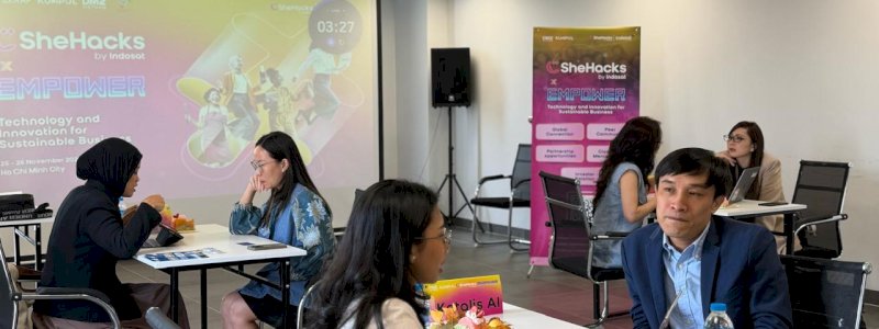 SheHacks Indosat Dorong Startup Perempuan Indonesia Tembus Pasar Asia Tenggara