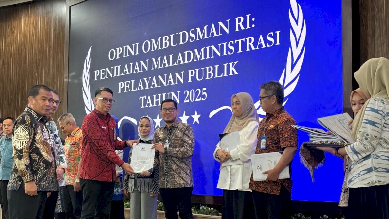 Parepare Raih Opini Kualitas Tinggi dari Ombudsman RI atas Penilaian Pelayanan Publik 2025