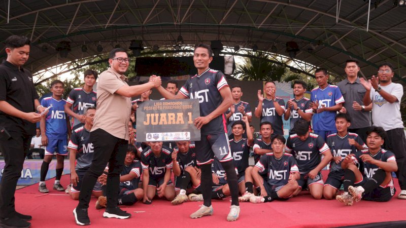 Tutup Liga Ramadan 2026, Sekda Parepare Puji Kinerja Panpel dan Askot PSSI