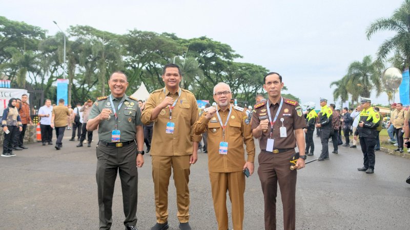 Bupati Bantaeng Dan Wabup Bersama Forkopimda Kompak Hadiri Rakornas 2026