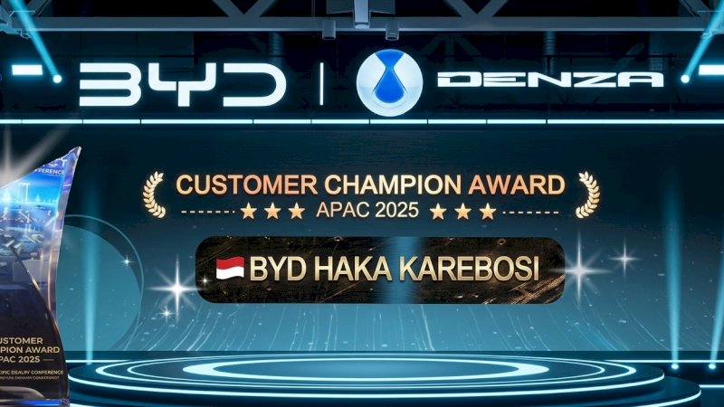 Dealer yang berada di bawah naungan Haka Auto ini menyabet Customer Champion Award APAC 2025, sebuah penghargaan bergengsi yang menilai tingkat kepuasan pelanggan, konsistensi layanan, serta pengalaman kepemilikan kendaraan secara menyeluruh.
