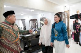 Gubernur Sherly Tjoanda Silaturahmi Wali Kota Makassar di Rujab