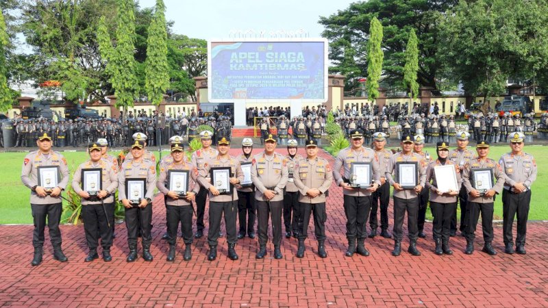 Sejumlah Polres Jajaran Terima Penghargaan dari Kapolda Sulsel 