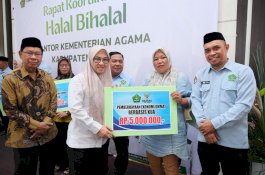 Halal Bihalal Kemenag, Bupati Gowa Ajak Perkuat Kebersamaan dan Pelayanan