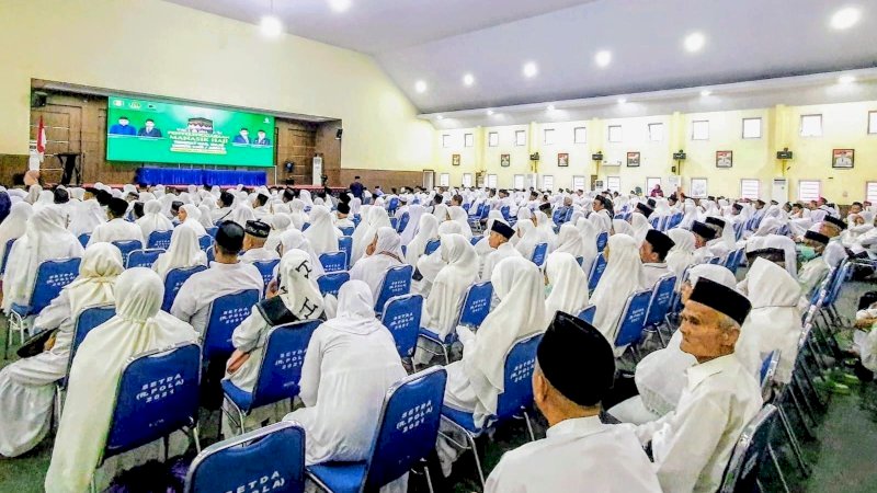 Ilustrasi jamaah haji 