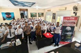 Asmo Sulsel Edukasi Safety Riding Sejak Dini, Sasar Pelajar SMP di Gowa