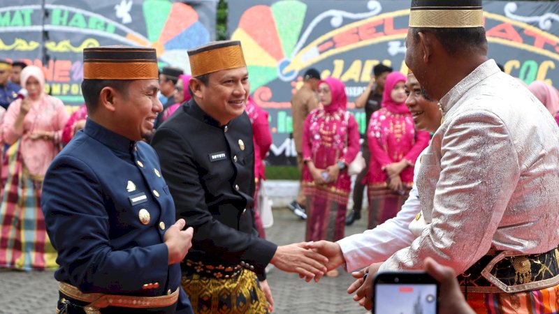 Hadiri Hari Jadi Bone ke-696, Tasming Hamid Tekankan Pentingnya Kolaborasi Antar Daerah