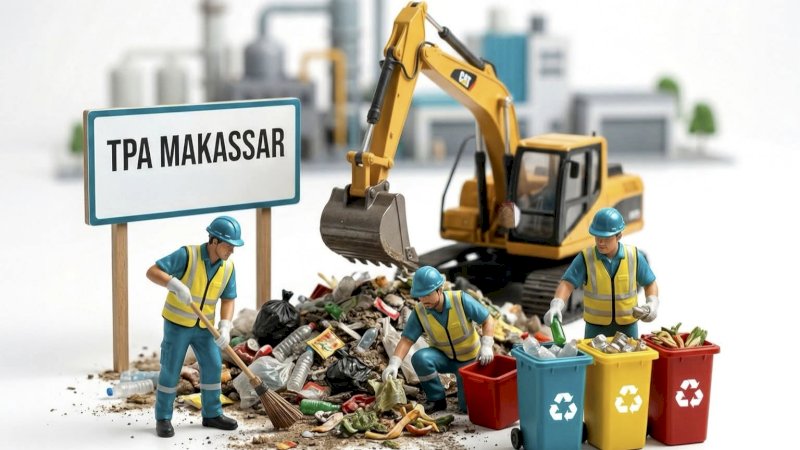 Pemkot Makassar Genjot Pembenahan TPA Antang Menuju Sanitary Landfill
