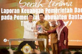 Bupati Bantaeng Serahkan LKPD Unaudited 2025 ke BPK Sulsel