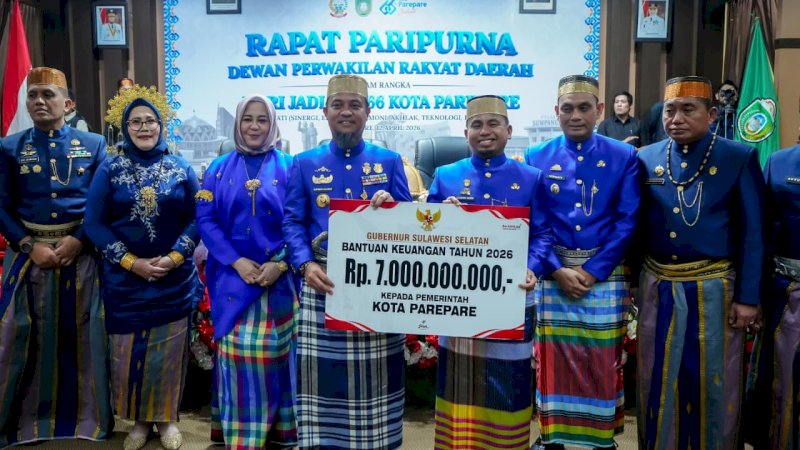 Pemprov Sulsel Alokasikan Bantuan Rp7 Miliar untuk Pembangunan Infrastruktur Parepare