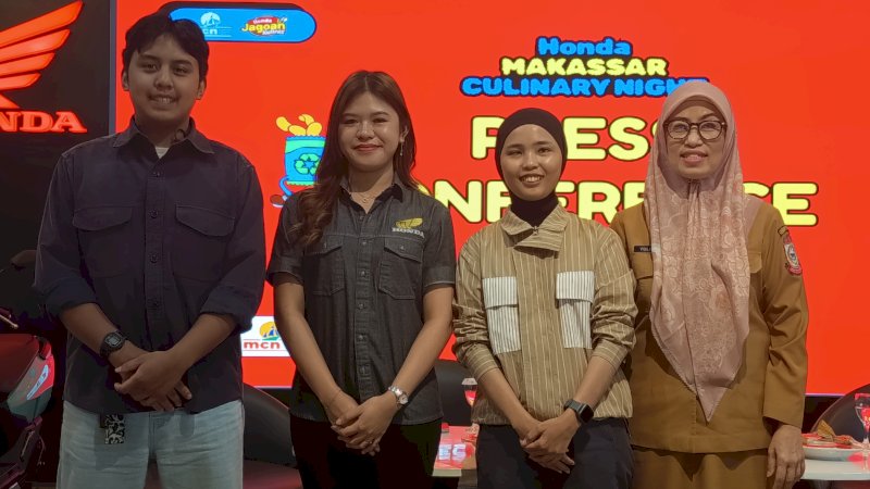 Ki-kan Chief financial officer Adaary Creative Company  Aulia Makarim Kanda, Corcom Asmoro Sultrabon Benedicta Caroline, Festival Director MCN, Mistrianie Muin