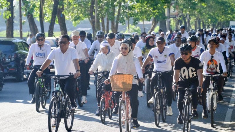 Bupati Gowa Canangkan Gerakan Ayo Bersepeda