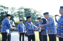 Upacara HKN, Tasming Ingatkan ASN Jaga Validitas Informasi dan Kinerja Pelayanan Publik
