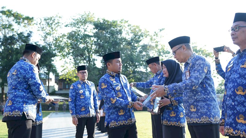 Upacara HKN, Tasming Ingatkan ASN Jaga Validitas Informasi dan Kinerja Pelayanan Publik