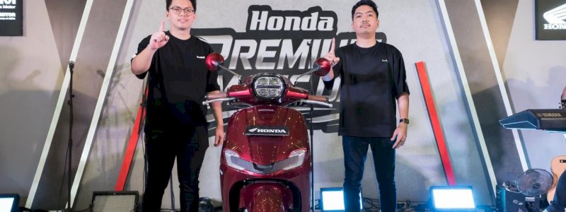 Asmo Sulsel Luncurkan Warna Baru Honda Stylo 160 Burgundy di Puncak HPMD 2026