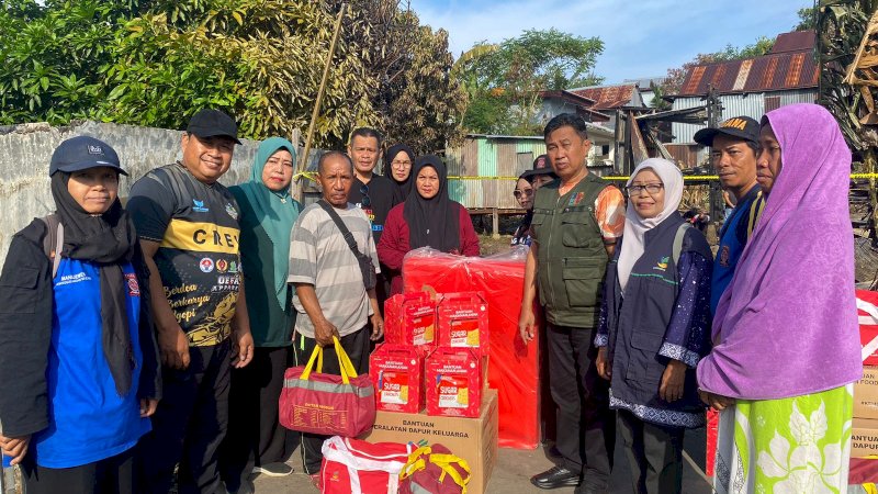 Pemprov Sulsel Kirim Bantuan untuk Korban Kebakaran di Parepare