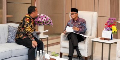  Temui Menteri PU, Gubernur Sulsel Bahas Perkembangan Pembangunan Stadion Sudiang 