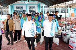 Pelepasan Jemaah Haji Wajo, Bupati dan Wabup Tekankan Nilai Yassiwajori dan Kesiapan Fisik