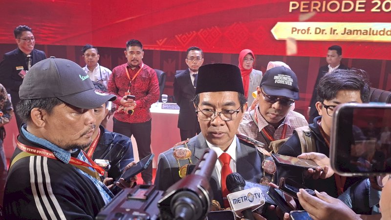 Rektor Universitas Hasanuddin (Unhas)  Prof. Dr. Ir. Jamaluddin Jompa, M.Sc..