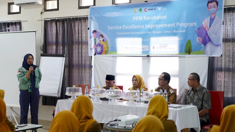 PT Vale Gelar Service Excellence Improvement Program Bagi Tenaga Kesehatan dan Staf Puskesmas