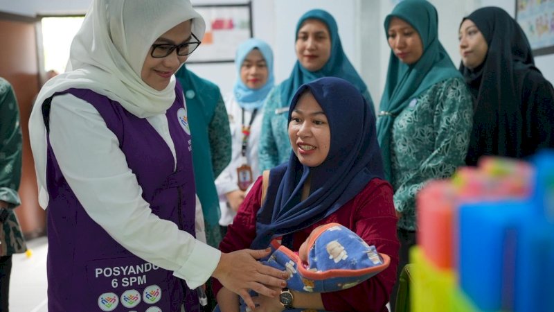 Ketua TP PKK Gowa Apresiasi Seluruh Kader di Hari Posyandu Nasional
