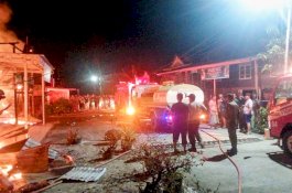 Rumah dan Toko Sutera Terbakar, Kerugian Capai Miliaran 