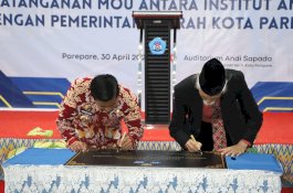 Peresmian Auditorium Andi Sapada, Pemkot Parepare dan IAS Teken MoU 