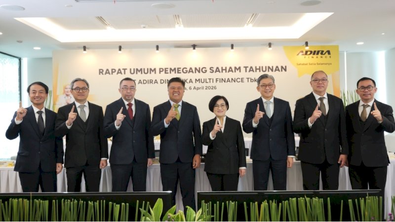 Adira Finance mencatatkan pertumbuhan agresif pada kuartal I-2026, dengan lonjakan pembiayaan baru mencapai 52 persen secara tahunan (year on year).